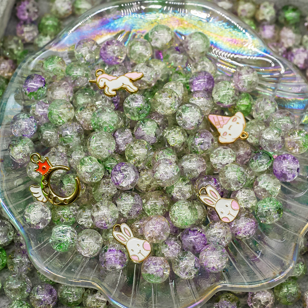 【A006】Crystal Dream Spheres- High Quality Glass Beads