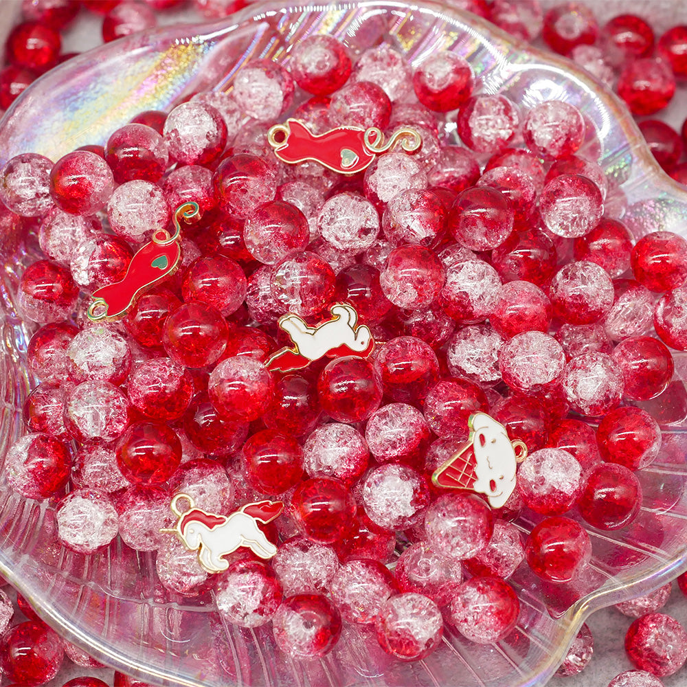 【A023】Ruby Magic- High Quality Glass Beads