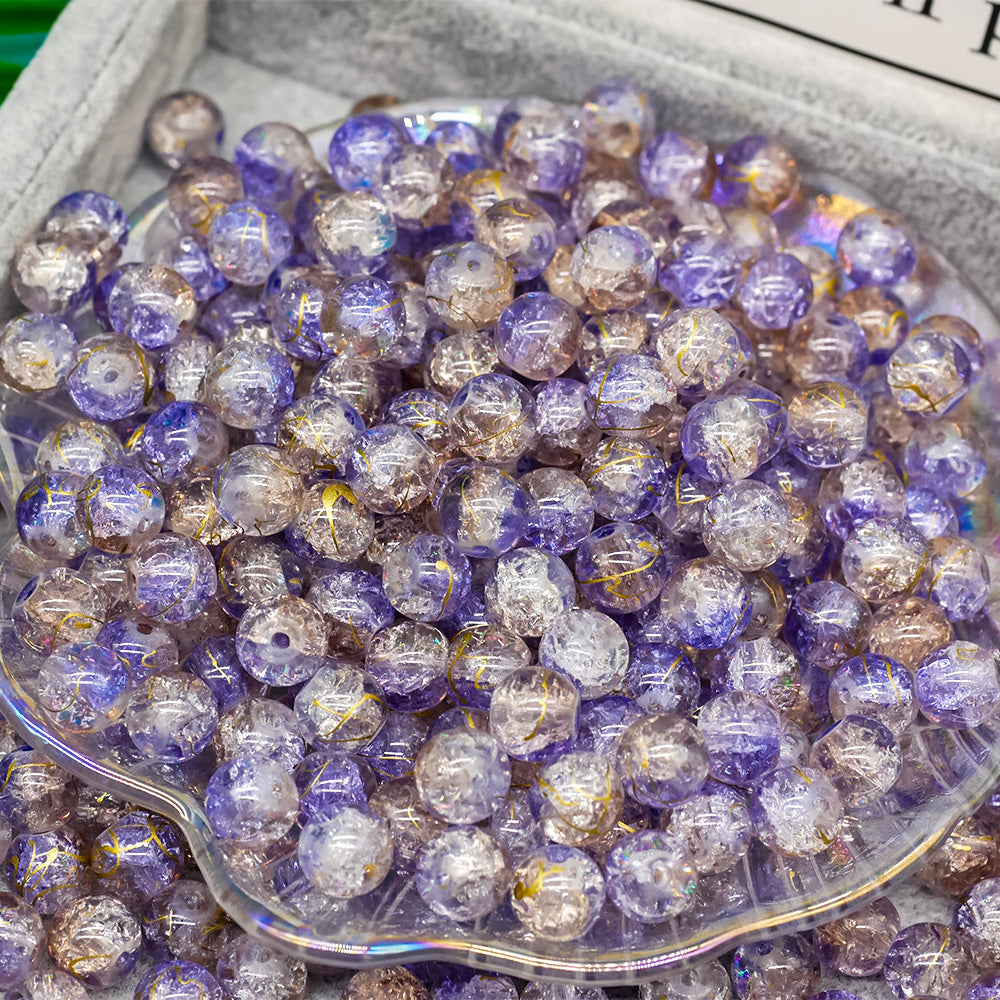 【A033】Amethyst Allure - High Quality Glass Beads