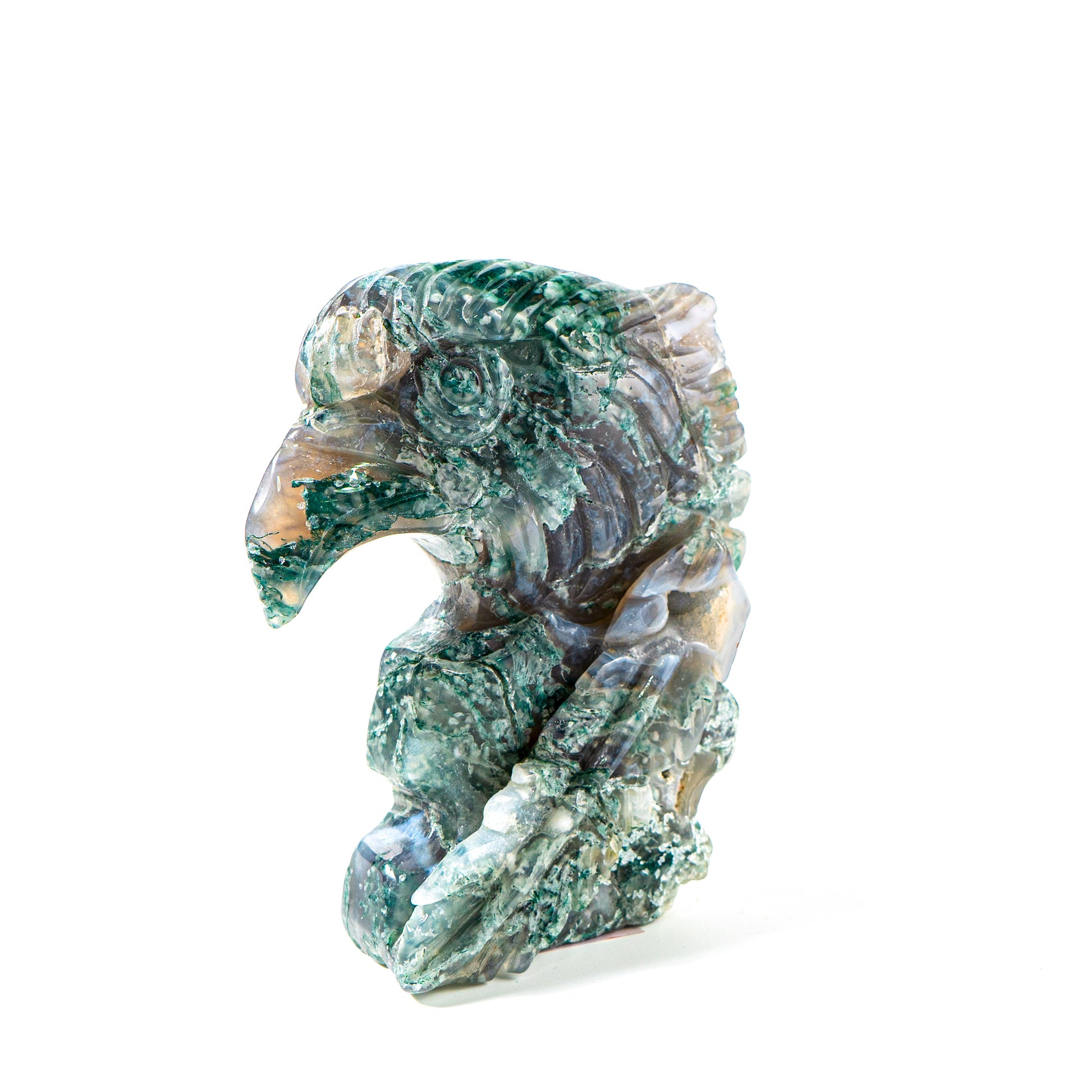 【Craving】- Moss Agate Eagle