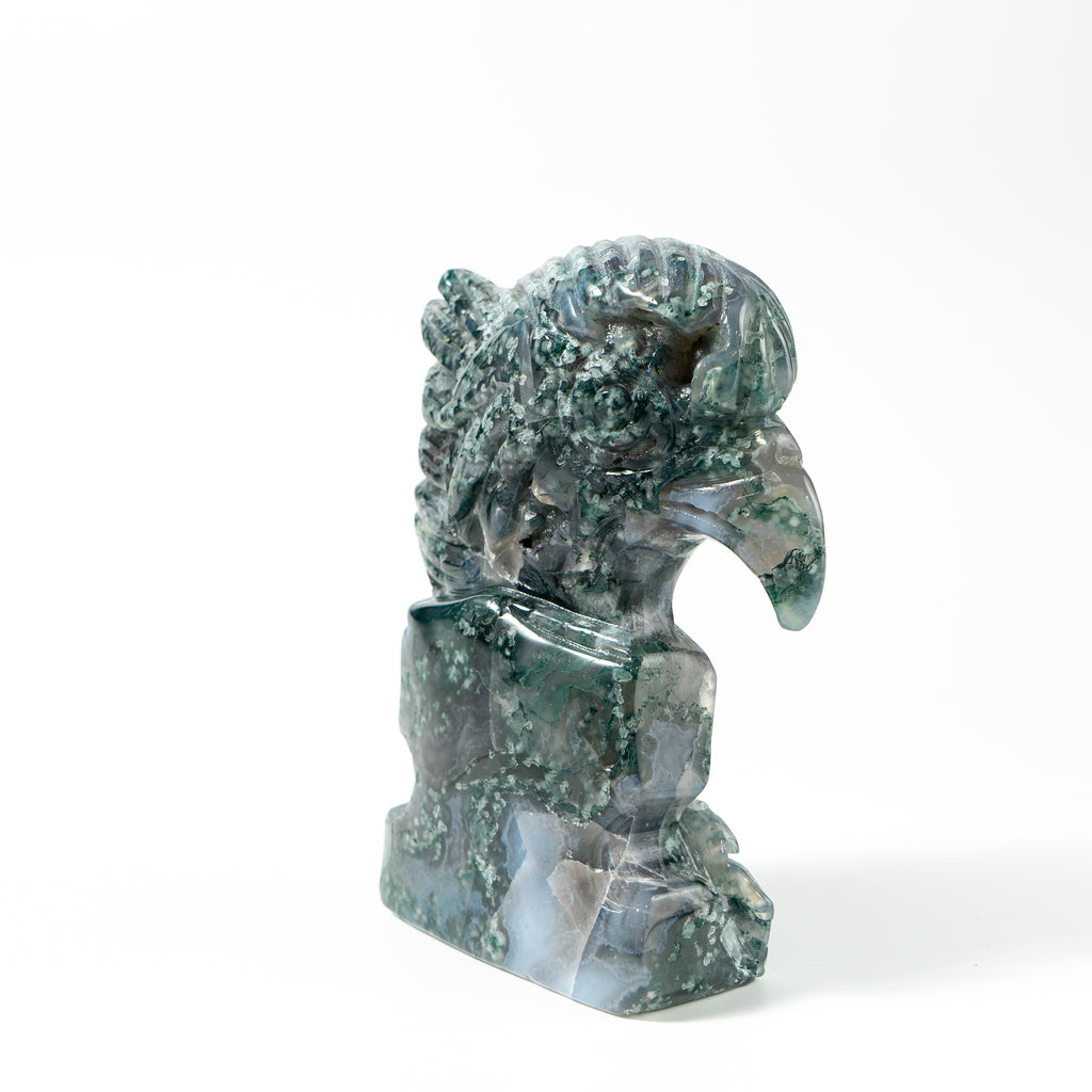 【Craving】- Moss Agate Eagle