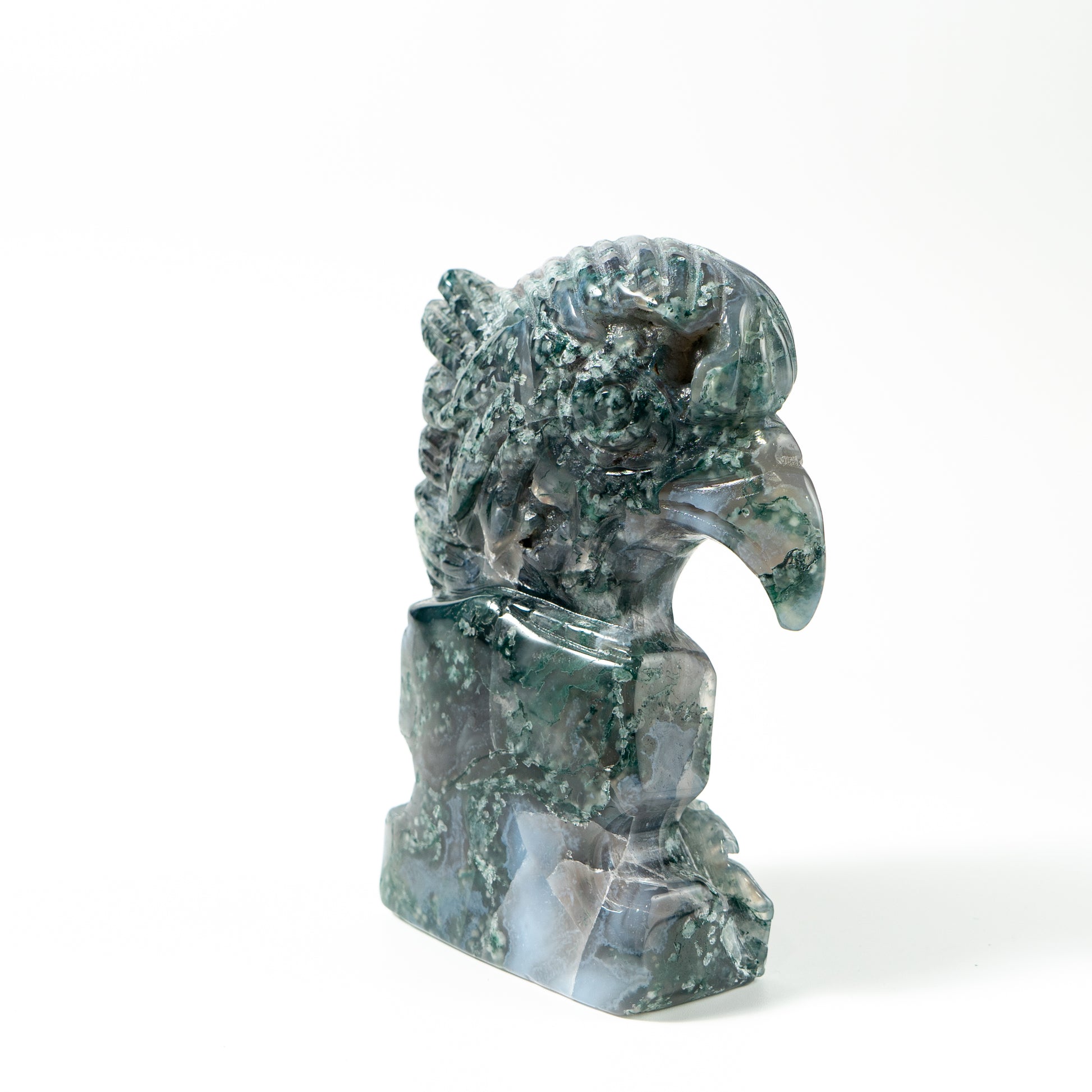 【Craving】- Moss Agate Eagle