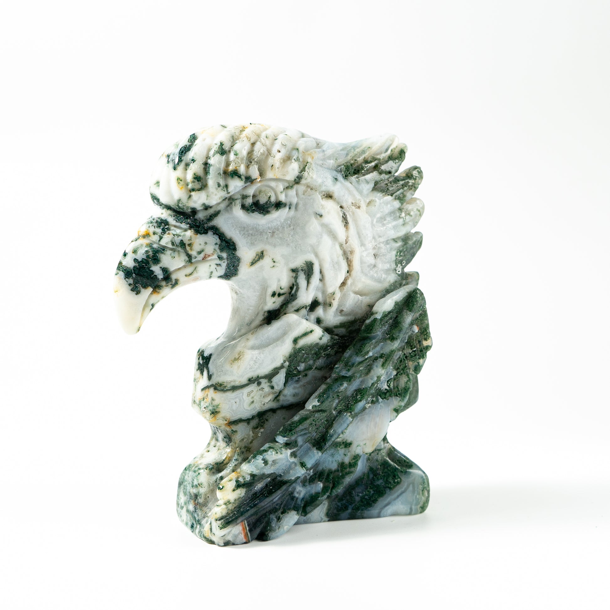 【Craving】- Moss Agate Eagle