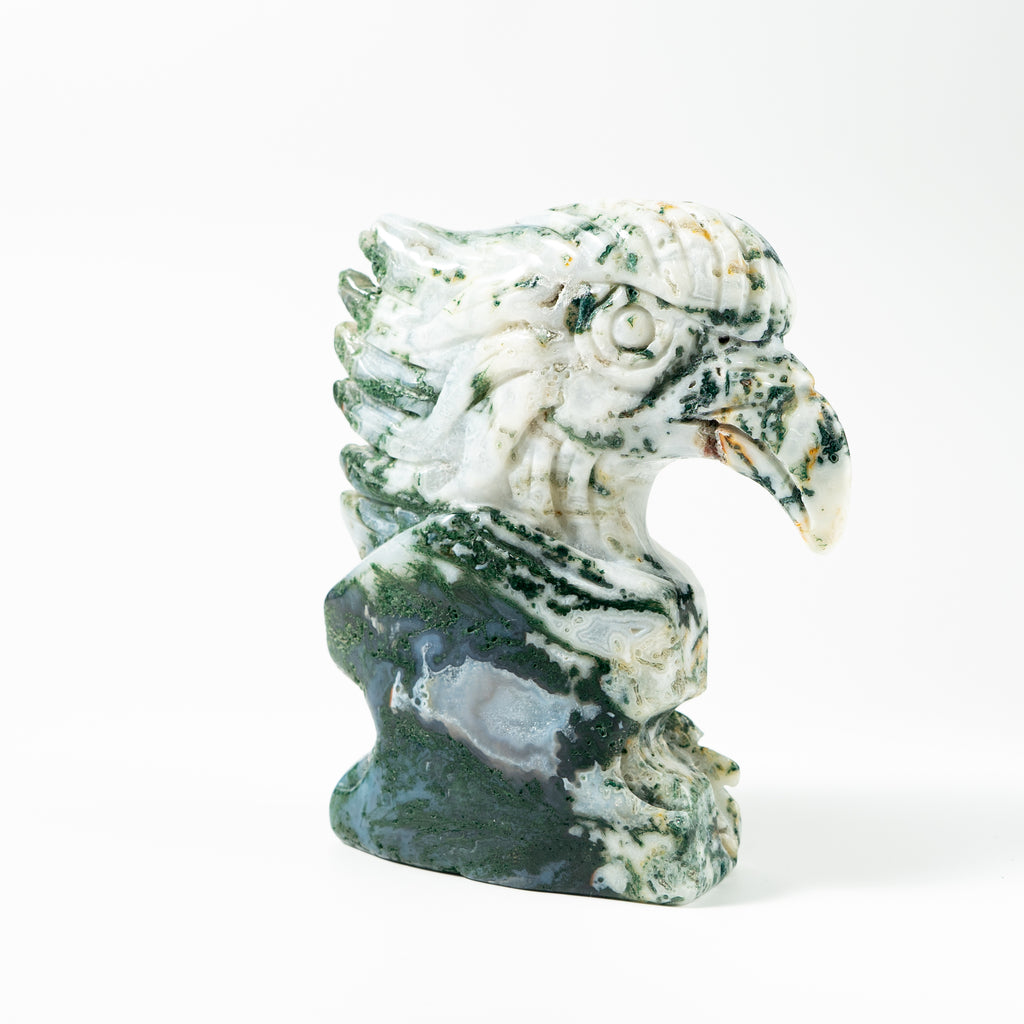 【Craving】- Moss Agate Eagle