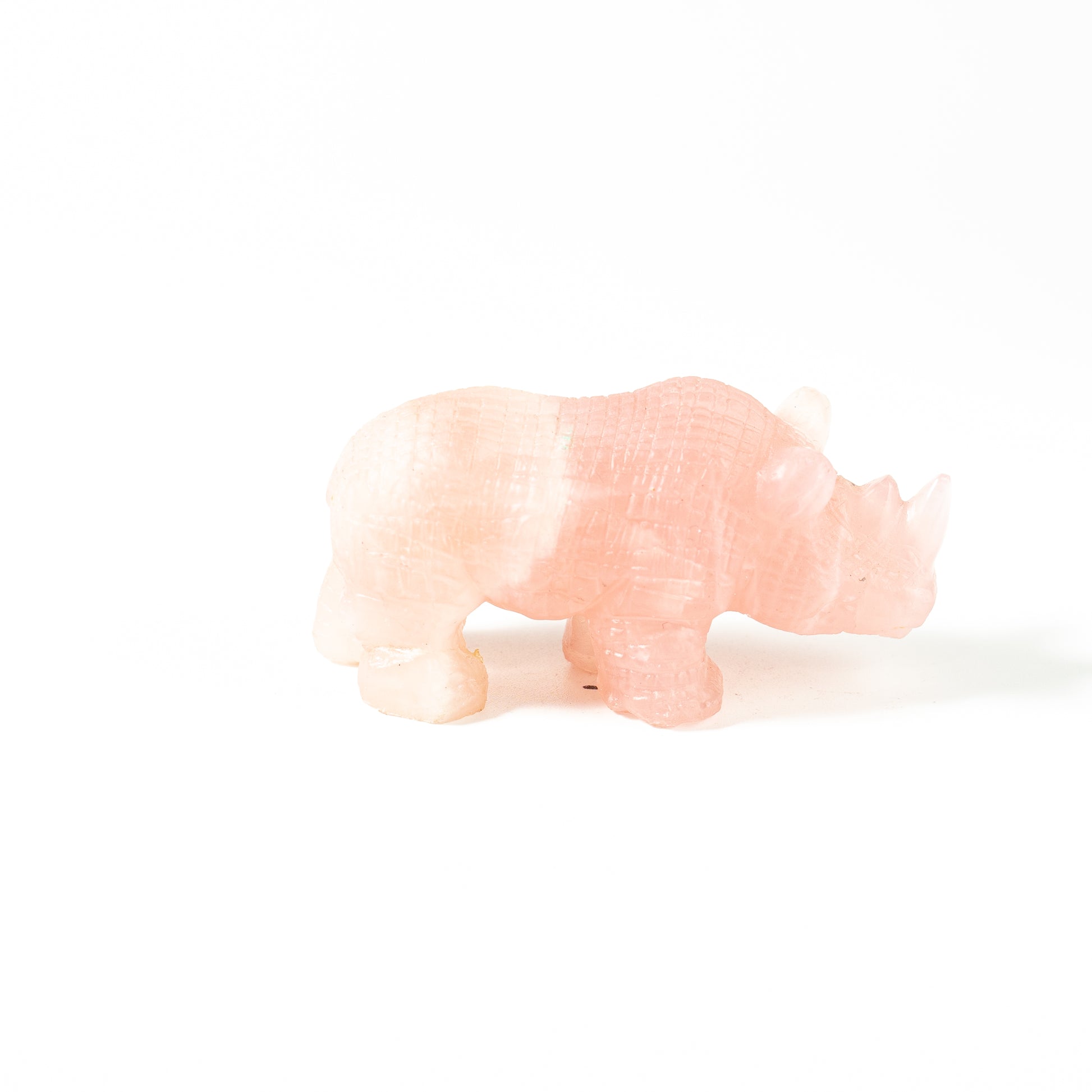 【Craving】- Rose Quartz Rhinoceros