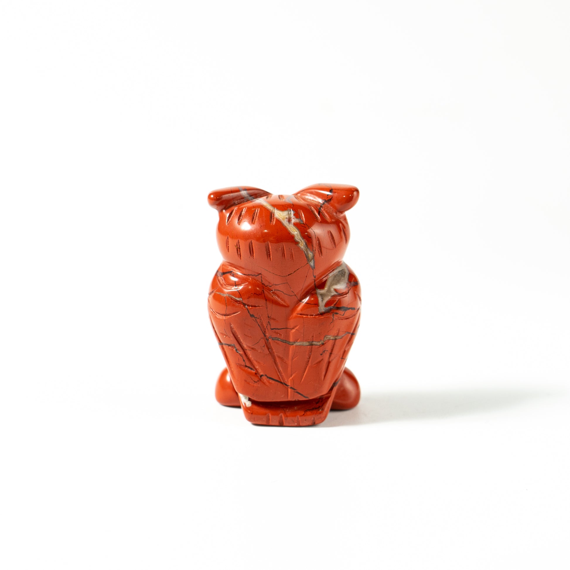 【Craving】- Red Jasper Owl
