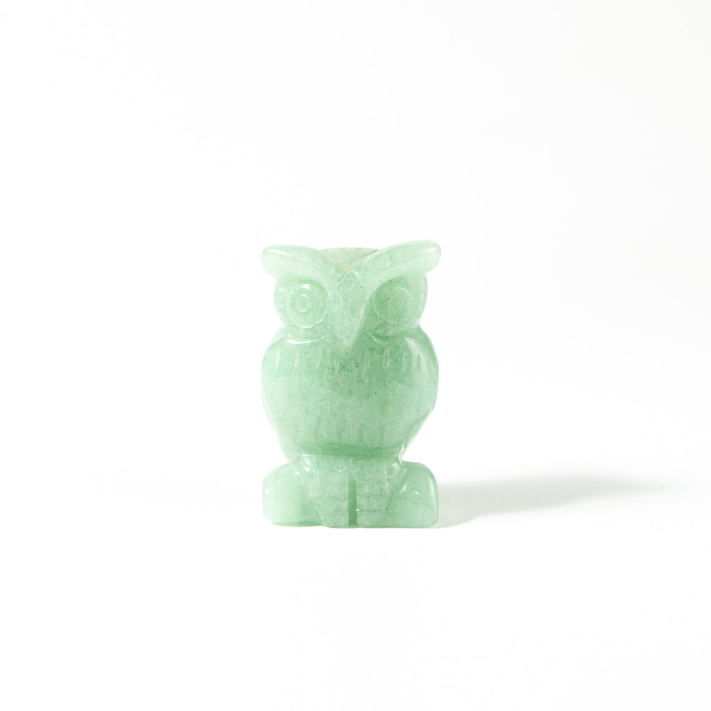 【Craving】- Green Aventurine Owl